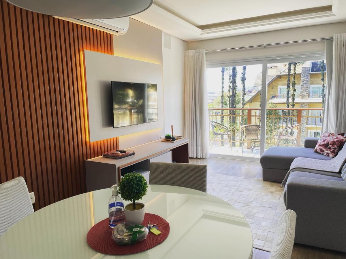 Excelente Apartamento Em Gramado/Rs No Condominio Casa De Pedra Exterior foto